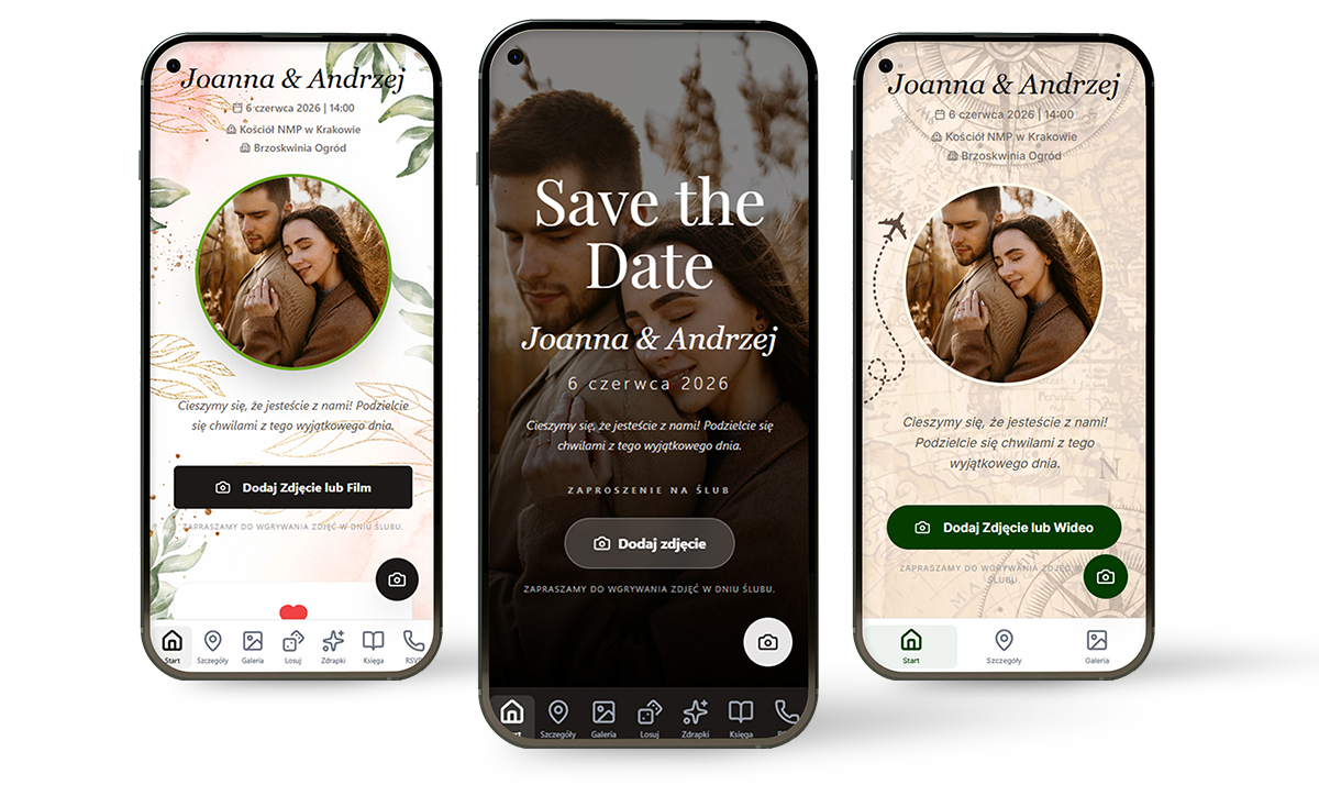 Wrzucanie zdjęć z wesela